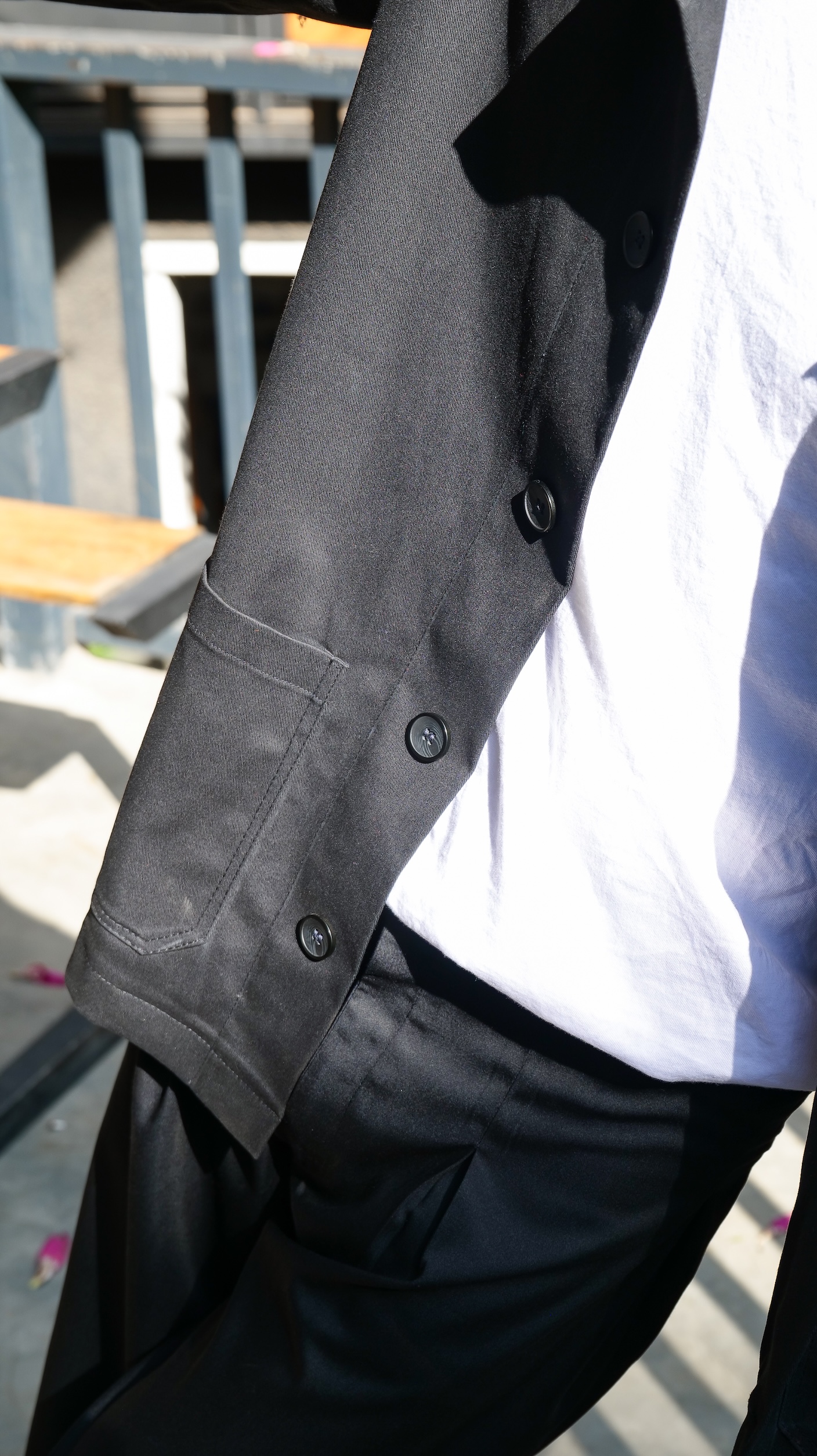 Black Twill Overshirt